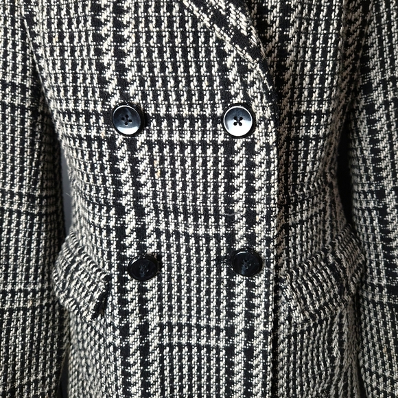 Tommy Hilfiger Double Breasted Tweed Blazer Jacket Size Medium - Picture 2 of 9